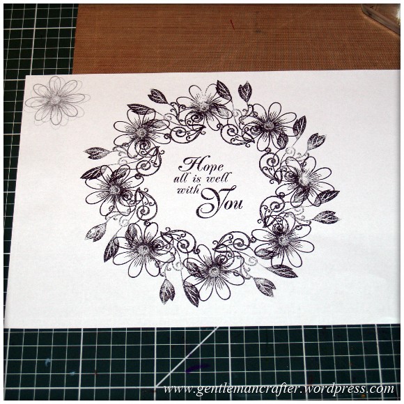 Alls Well That Ends Well - An Inkadinkado Stamping Gear Card - Inkadinkadoodle