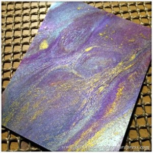 Making Galaxies With Embossing Powders - 1