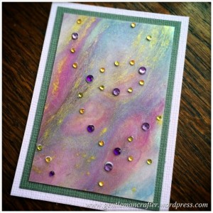Making Galaxies With Embossing Powders - Featured Image