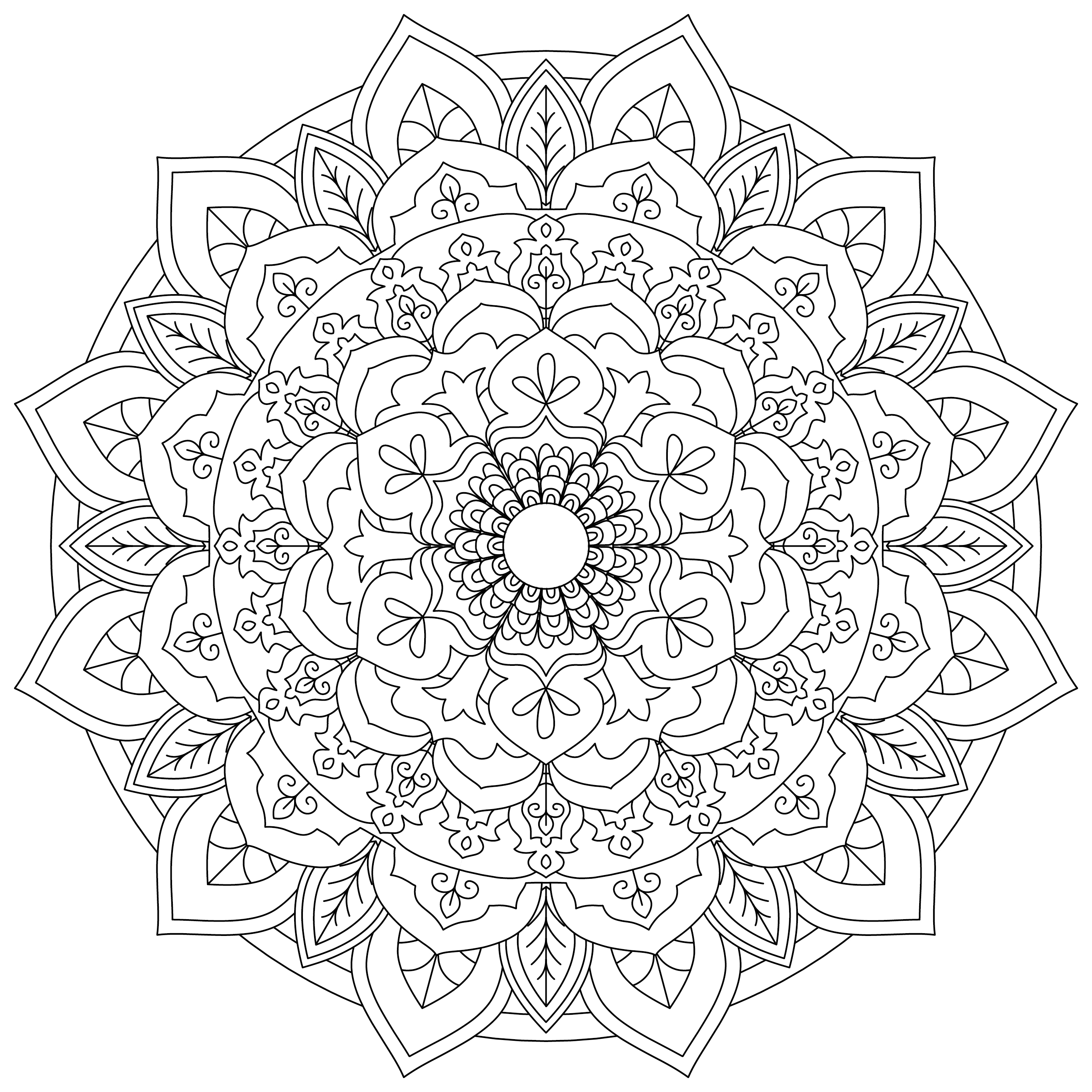Mandala Monday 3 – Free Download To Colour In – Gentleman Crafter